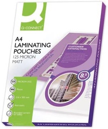 [TIM-KF24055] Lamineeretui Q-Connect A4 2 x 125 Micron (100)