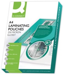 [TIM-KF11341] Lamineeretui Q-Connect A4 2 x 250 Micron (100)