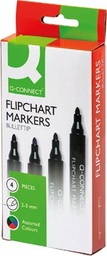 [TIM-KF01551] Flipchartmarker Q-Connect 2-3 mm ronde punt Assorti