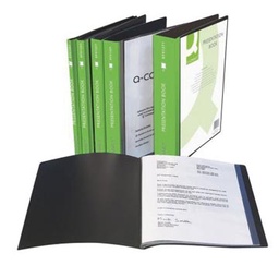 [TIM-KF01269] Personaliseerbaar Showalbum Q-Connect A4 60 tassen Zwart