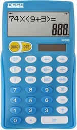 [TIM-30200] Desq rekenmachine school 30200 blauw