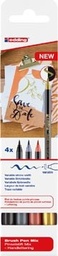 [TIM-4134042] Edding metallic brushpen E1340 4 st