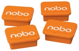 [ACCO-1905327] Magneet Nobo 18x22mm oranje (4)