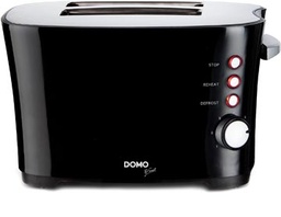 [TIM-DO941T] Broodrooster Domo B-Smart voor 2 sneden brood zwart