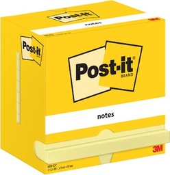 [TIM-7129165] Memoblok Post-It Notes 76x127mm 100vel geel (655M) (12)