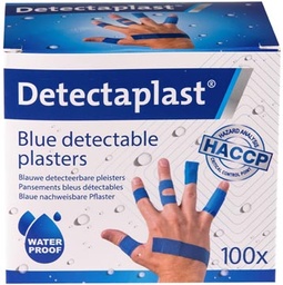 [TIM-8142U] Pleister Detectaplast Universal metaal detecteerbaar assorti afmetingen blauw (100)