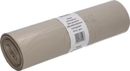 [TIM-99424D] Vuilniszakken Deiss LDPE 65+50x135cm 240L 42µ transparant (10)