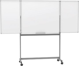 [TIM-6458684] Whiteboard meervlakkig Maul gelakt staal 100x150cm verrijdbaar