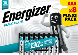 [TIM-3752207] Batterij Energizer Max Plus AAA (8)