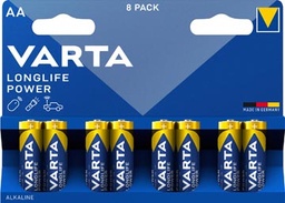 [TIM-490618] Batterij Varta Longlife Power AA (8)