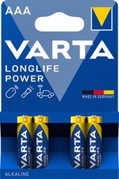 [TIM-490314] Batterij Varta Longlife Power AAA (4)