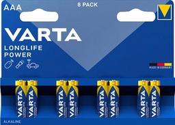 [TIM-490318] Batterij Varta Longlife Power AAA (8)