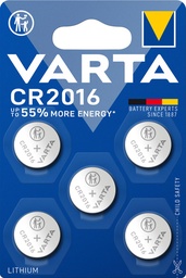 [TIM-601615] Knoopcelbatterij Varta Lithium CR2016 (5)