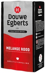 [TIM-522210] Gemalen koffie voor snelfilters Douwe Egberts Rood pak van 500g