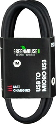 [TIM-6956484] Kabel Greenmouse USB-A naar micro-USB lengte 1m zwart