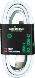 [TIM-6956597] Kabel Greenmouse USB-C naar USB-C lengte 2m wit