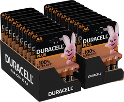 [TIM-168749] Batterij Duracell Plus 100% AA 20xblister van 4st (80)