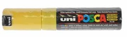 [TIM-PC8KJP] Paintmarker Uni-ball Posca schuine punt 8mm strogeel