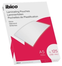 [ACCO-627315] Lamineerhoes Ibico Gloss A5 2x125 micron (100)