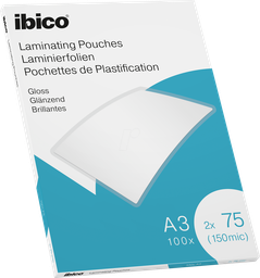 [ACCO-627319] Lamineerhoes Ibico Gloss A3 2x75 micron (100)