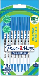 [TIM-K187679] Balpen Paper Mate Kilometrico medium blauw (8)