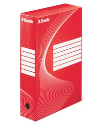 [ESS-128412] Archiefdoos Esselte Boxycolor karton A4/folio 250x80x352mm rood (25)