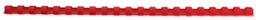 [ACCO-4028214] Bindrug GBC CombBind plastic 8mm rood (100)