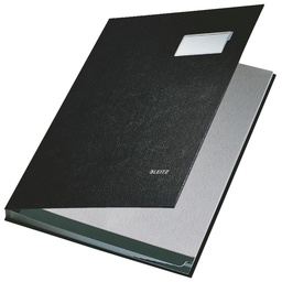 [ESS-57010095] Handtekenmap Leitz PP folio 10-vaks zwart