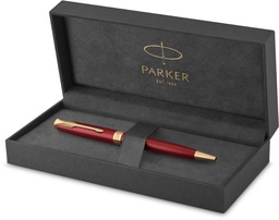 [TIM-1931476] Balpen Parker Sonnet zwarte inkt medium punt giftbox rood/goud