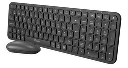 [TIM-9440027] Deskset draadloos Qware Coldfield toetsenbord en muis AZERTY zwart