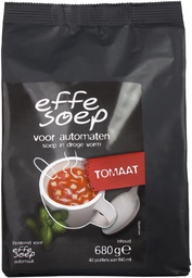 [TIM-ES00013] Soep Effe Soep vending tomaat 140ml zak (40)