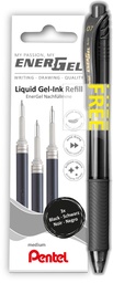 [TIM-150973] Vulling gelroller Pentel Energel incl gratis roller 0,7mm zwart (3)