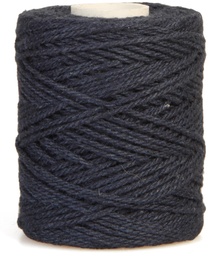 [TIM-B14327] Macramétouw Bouhon katoen 50g ca. 65m dikte: 1mm donkerblauw