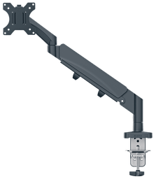 [ESS-64890089] Enkelvoudige Monitorarm Leitz Ergo donkergrijs