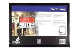 [KGO-504873] Ophangtas Kangaro A3 zelfklevend magnetische rand zwart