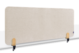 [LM-209822] Akoestisch bureauscherm met klem Legamaster Elements 60x160cm soft beige