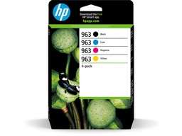 [HP-HP6ZC70A] Cartridge HP inkjet 963 OfficeJet pro 9010 1000 pag/700 pag VALUE PACK BK/COL