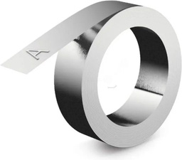 [DYM-S0720180] Dymo Rhino embossing tape aluminium 12mmx3,65m zelfklevend zilver (35800)