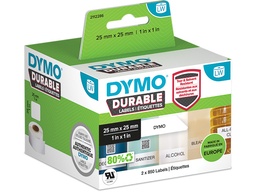 [DYM-2112286] Dymo LW etiket duurzaam 25x25mm (1700)