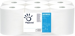 [TIM-403832] Handdoekrol Papernet Maxi Centerfeed 2-laags 108m 450vel wit (6)