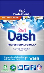 [TIM-6187176] Waspoeder Dash Professional 2-in-1 lotus en lelie doos 6,6kg