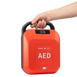 [TIM-359531] Vol automatische AED Primedic Heartsave 7 viertalig rood