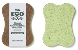 [TIM-470505] Schuurspons Mr. Eco plantaardige cellulose 18,5x13x1,5cm krasbestendig bruin