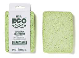 [TIM-4705010] Spons Mr. Eco plantaardige cellulose 12,5x10x2cm groen