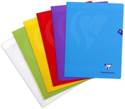 [TIM-303311C] Schrift Clairefontaine Mimesys PP A4+ 24x32cm 48blz met kantlijn seyès assorti