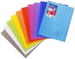 [TIM-981401C] Schrift Clairefontaine Koverbook PP A4+ 24x32cm 96blz met kantlijn seyès assorti