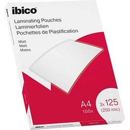 [ACCO-627323] Lamineerhoes Ibico Matt A4 2x125 micron (100)