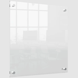 [ACCO-1915620] Memobord Nobo acryl 45x45cm voor muurbevestiging transparant