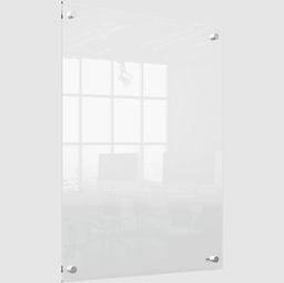 [ACCO-1915621] Memobord Nobo acryl 60x45cm voor muurbevestiging transparant