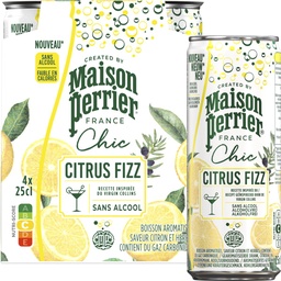 [TIM-552110] Mocktail Maison Perrier Citrus Fizz citroen- en kruidensmaak blik 25cl (4)